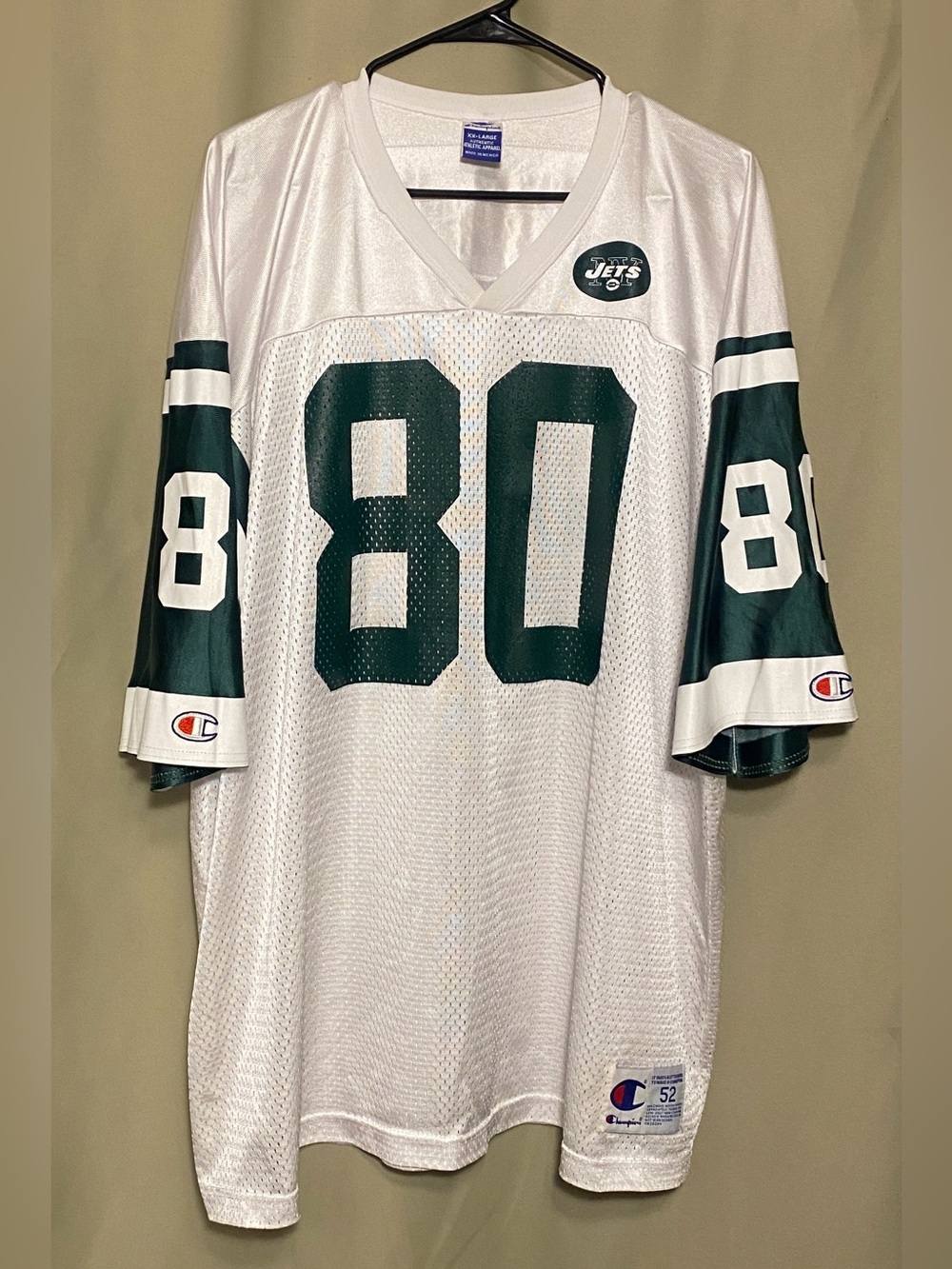 Vintage Champion New York Jets Wayne Chrebet #80  Football Jersey Mens  XXL (52)